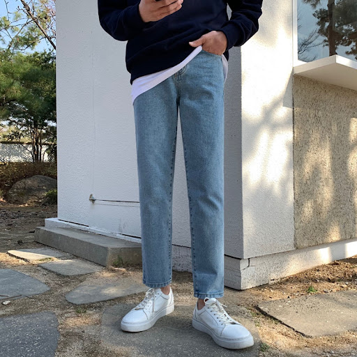 Title 3, Retro Loose Straight Cropped Pants – Comfortabl...