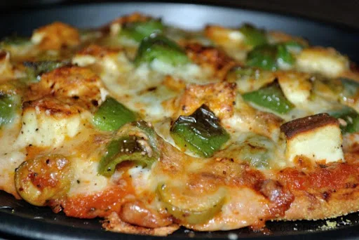 Jain Chat Paneer Pizza