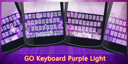 GO Keyboard Purple Light