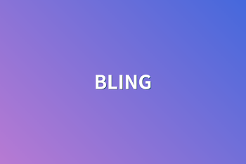 「BLING」のメインビジュアル