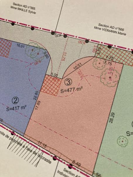 Vente terrain  477 m² à Biscarrosse (40600), 219 000 €