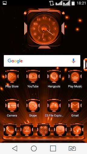 Next Launcher Theme LedShowOGE