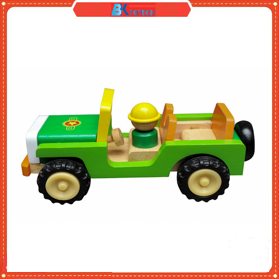 Đồ Chơi Gỗ Winwintoys - Xe Jeep Xe Ô Tô Cho Bé