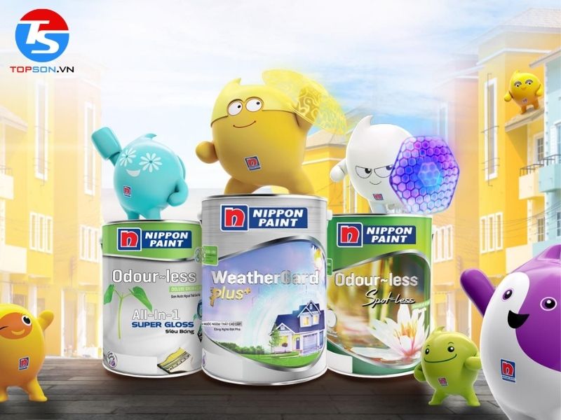 Nippon - sơn chất lượng, nhiều tính năng