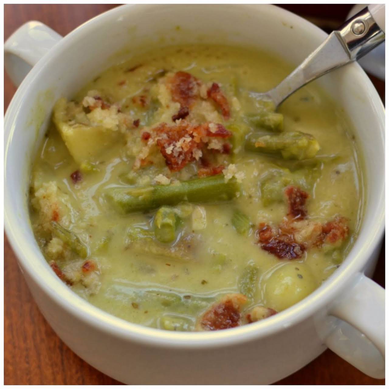 Creamy Asparagus Potato Soup