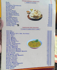 Sri Ganesh Bhavan menu 1