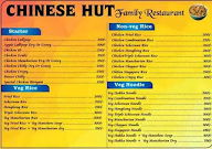 Chinese Hut Family Restaurant menu 2