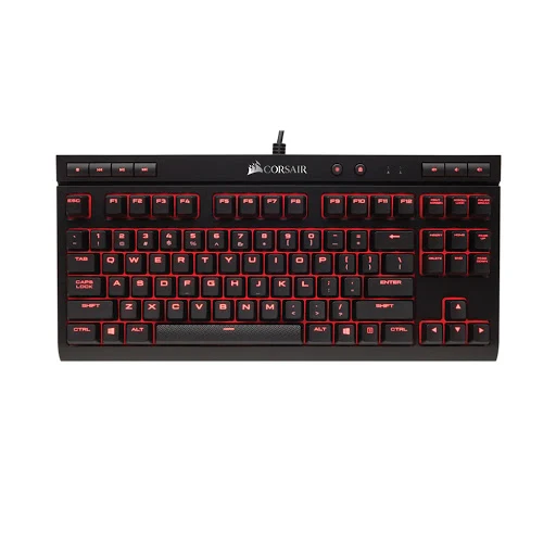 Bàn phím cơ CORSAIR K63 (TKL/Cherry MX Red/Đỏ) CH-9115020-NA