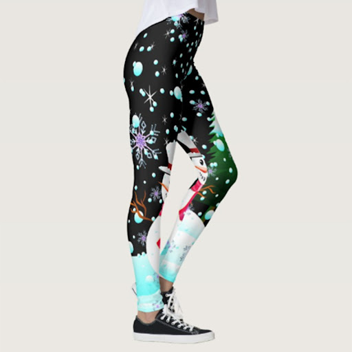 Title 3, Music Print Sports Cropped Pants for women. Com...