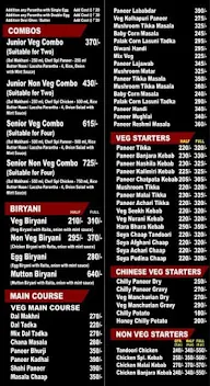 Thali Master menu 3