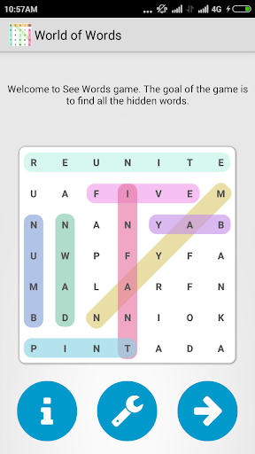 World of Words Word Search