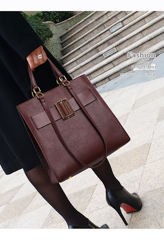 Title 14, Trendy High-grade Fashion Tote Vertical Square ...
