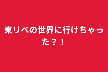東リべの世界に行けちゃった？！