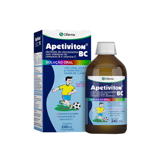 Ciproheptadina + Vitamina B y C Apetiviton Solución Oral Adulto y Pediatrico 240ml undefined