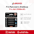 Pin Sạc Aa Panasonic Eneloop Pro 2550Mah Dùng Cho Bàn Phím Mofii, Remote, Đèn Flash Máy Ảnh, ...Hàng Nhập Khẩu