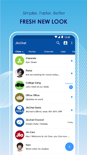 Screenshot JioChat Messenger & Video Call