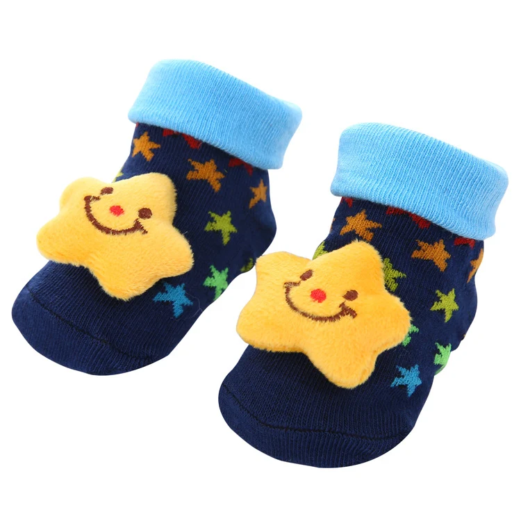 Title 37, Cartoon anti-slip babysokjes, 3D poppensokjes v...