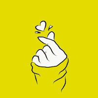 Finger Heart Background Wallpaper HD