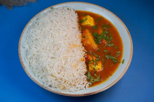 Paneer Thick Gravy With Steamed Rice