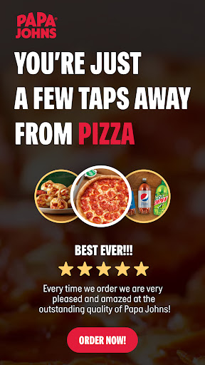 Screenshot Papa Johns Pizza & Delivery