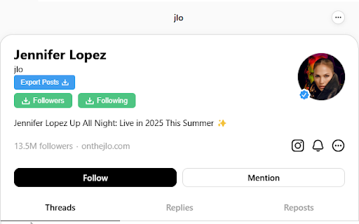 Threads Exporter screenshot 6