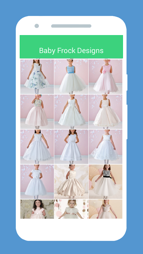 Android application Latest Baby Frock Design 2017 screenshort