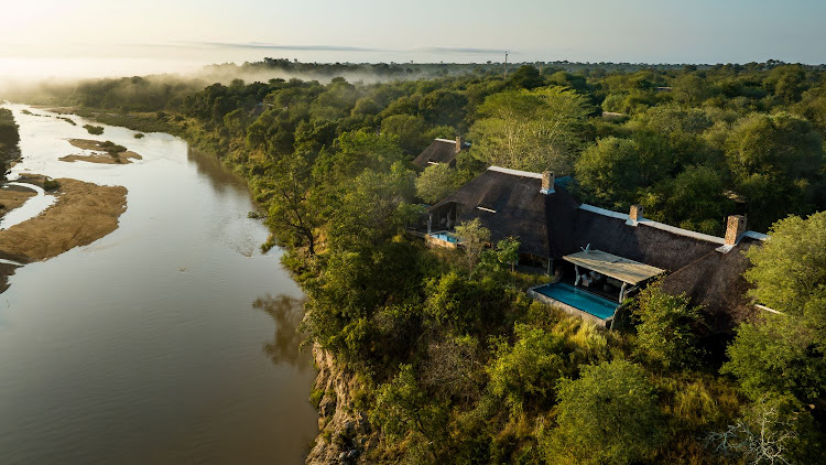 Singita's Ebony Lodge villa along the Sand River