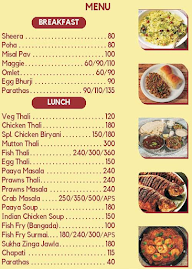 Amisha Family Restaurant menu 1