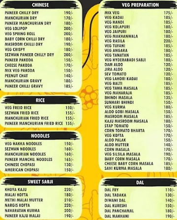 Bliss Kitchen menu 