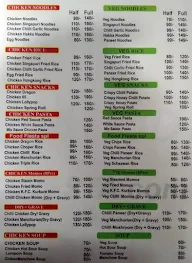 Raju Da Chinese Food menu 2