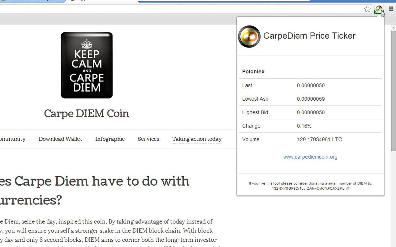 DIEM Ticker Preview image 0