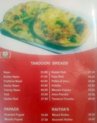 Hotel Srinivasa Bhavan menu 4