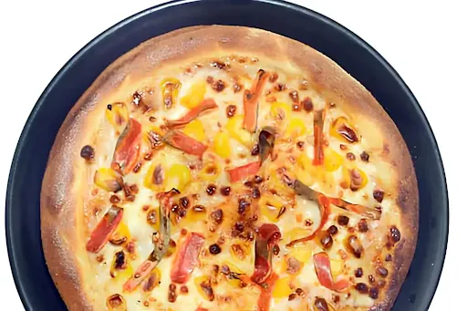Cheese Corn And Red Pepper Pizza