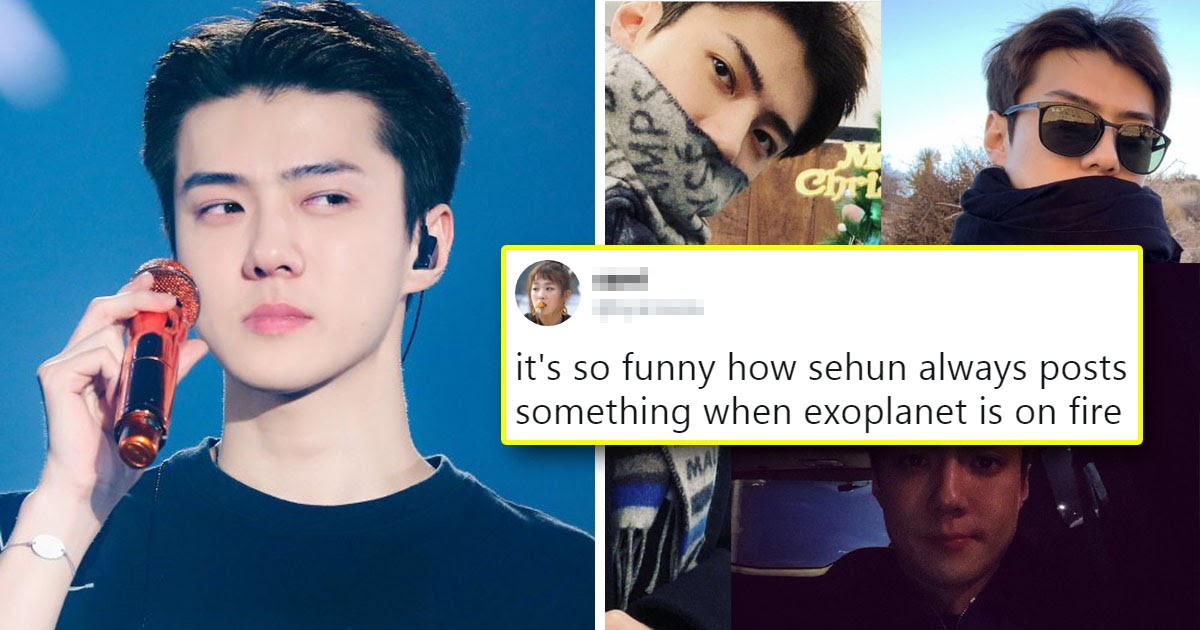 Exo S Sehun Posted An Unbothered Selfie After Chen S Marriage News