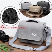 Túi Đựng Máy Ảnh Thời Trang Cao Cấp Eos, Tặng Túi Trùm Chống Nước - Oz132