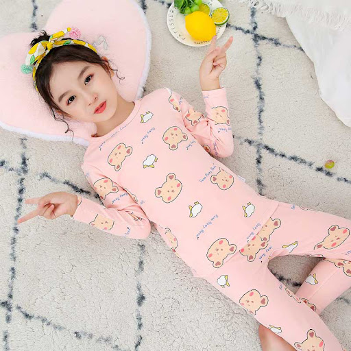 Title 2, Fashion Childrens Cartoon Print Thermal Underw...