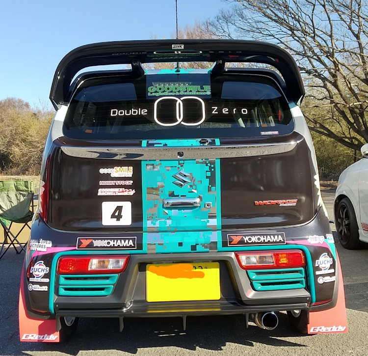 アルトワークスの来年も頑張って行きたいな!・ミク号痛車・ワークスオフ会・寒かった～に関するカスタム事例の投稿画像7枚目