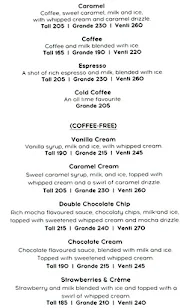 Starbucks menu 3