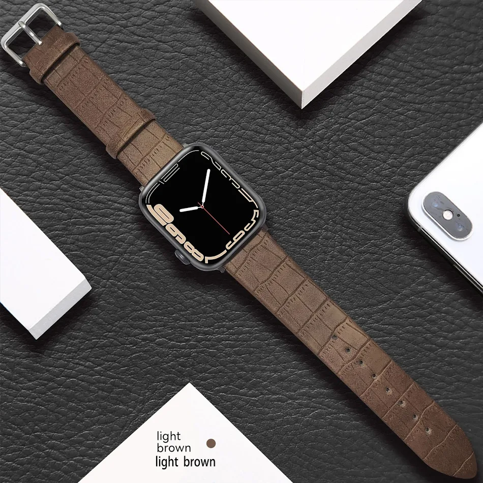 Correa de reloj con patrón aplicable transfronterizo para una experiencia cómoda y elegante, adaptable a diversos estilos y usos diarios.