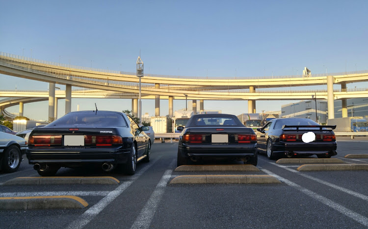 スプリンタートレノの大黒ミーティング・マフラー交換・アネックスマフラー・FC3Sだけに3台もに関するカスタム事例の投稿画像1枚目