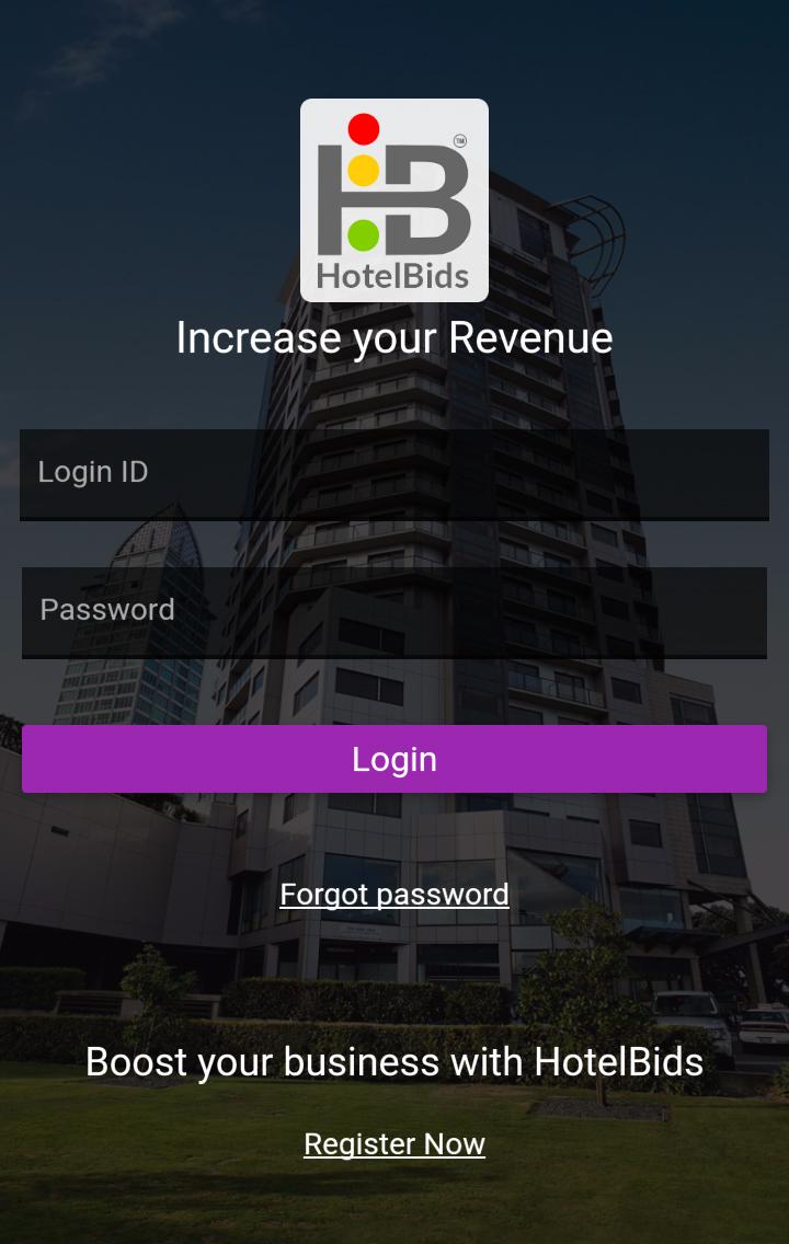 HB - for Hotel Owner Screen 1