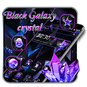 アプリのダウンロード Black Galaxy Crystal Theme をインストールする 最新 APK ダウンローダ