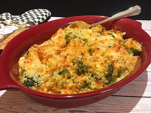 A lovely Broccoli & Cauliflower Casserole perfect to serve with your proteins! 