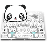 Cute Panda Keyboard Theme  Icon