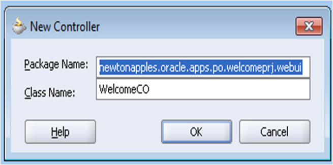 Oracle Apps OAF Controller