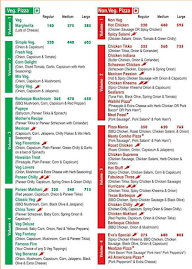 Eva's Pizza menu 3