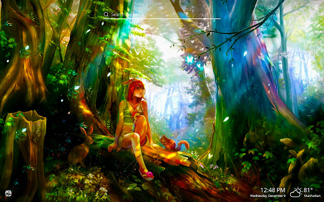 Anime Forest HD Wallpapers New Tab Theme