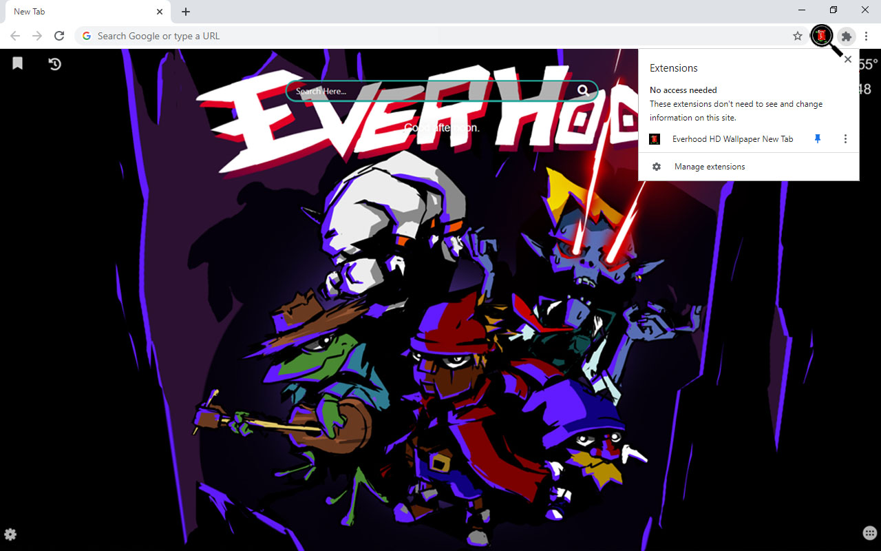 Everhood HD Wallpaper New Tab Preview image 1