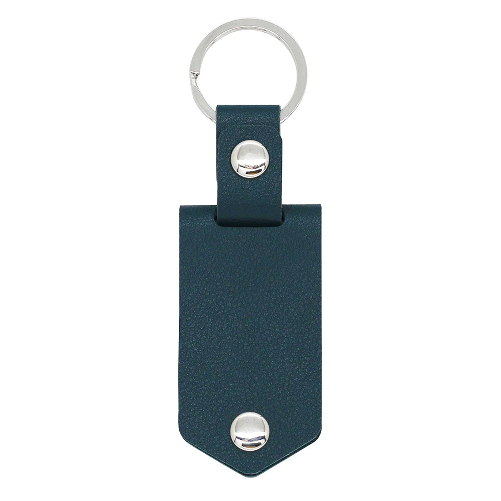Title 6, Lederen sleutelhanger met UV-kleurenfoto print....