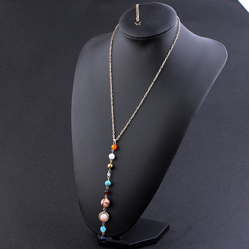 Title 3, Planet vintage necklace